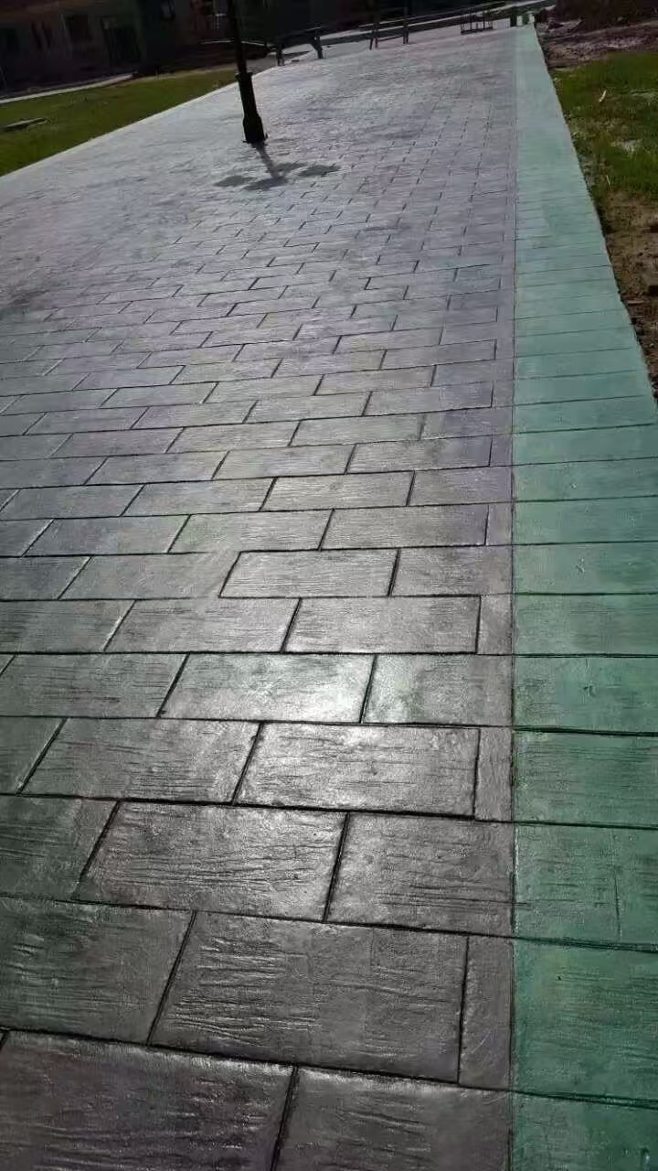 艺术压模地坪压花地坪