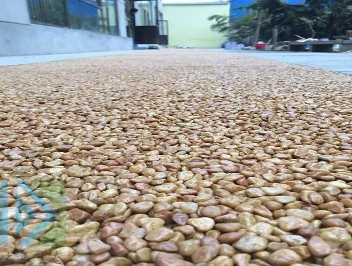 广东南沙区胶粘石透水地坪