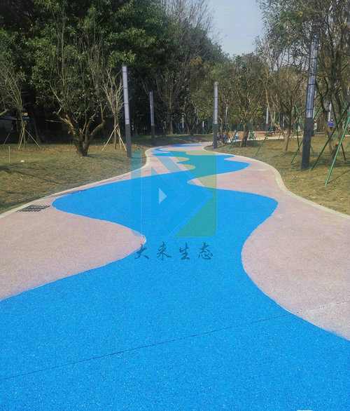广州黄埔大沙地透水沥青工程案例
