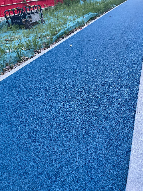 彩色透水混凝土黄埔市政道路案例